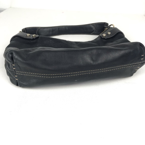 Etienne Aigner Black Leather Sholder Bag - Picture 4 of 10